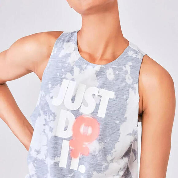 New Nike Women's Sportswear Womens Rebel Icon Clash Tie Dye Tank Top, Size:M - Picture 4 of 5